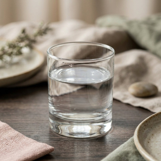 Glass Cup Set - 6 Pcs